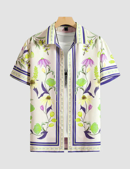 Big L Digital Printed Half Sleeves Cotton Material Mens Shirt