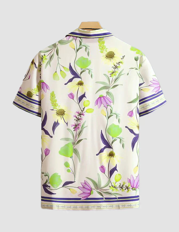 Big L Digital Printed Half Sleeves Cotton Material Mens Shirt